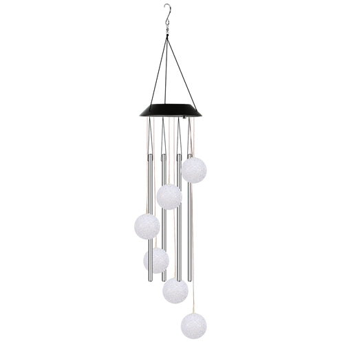 Solar Wind Chime Lights Bee Decorative Lamp 7 Color Changing Hanging String Lights