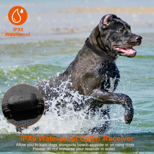 Dog Training Collar Wireless Fence Pet Beep Vibration Electric Shock Fence System 990FT Radius