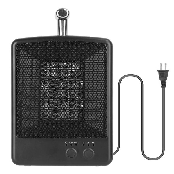 1000W Small Portable Electric Space Heater Personal Tip Over & Overheat Protection Adjustable Temp