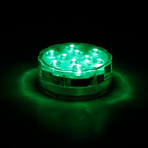4Pcs Submersible RGB LED Lights Waterproof Underwater Color Changing Remote Control