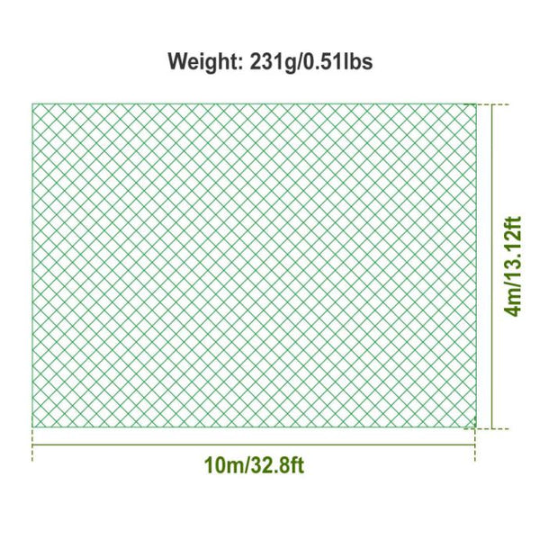 13x33ft Garden Anti Bird Animal Netting for Plants Fruits Tree Vegetables Protection Netting Net
