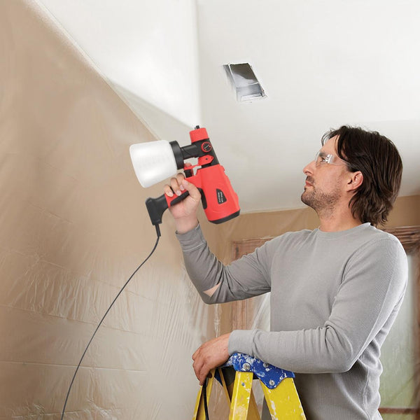 Electric Paint Sprayer HVLP Spray Painting Gun Adjustable Handheld Painter