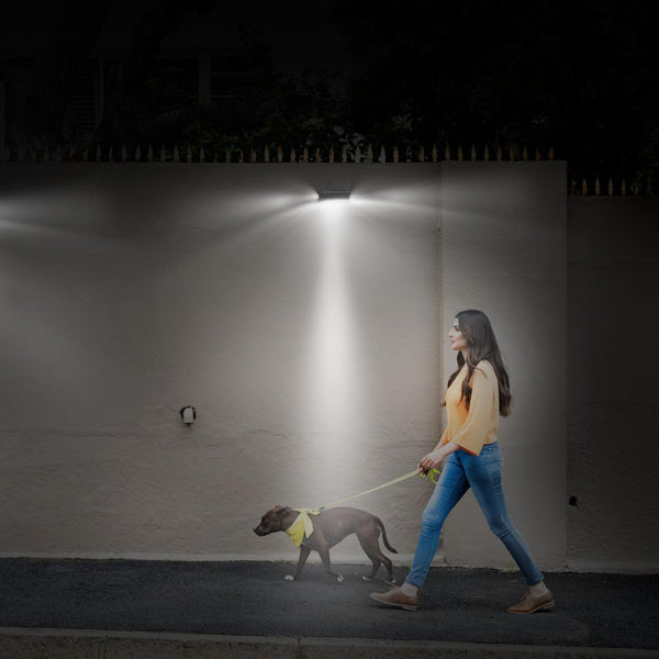 Solar Wall Lights Outdoor 16LEDs Stair Lamps Motion Sensor Night Lamps Wall Mount