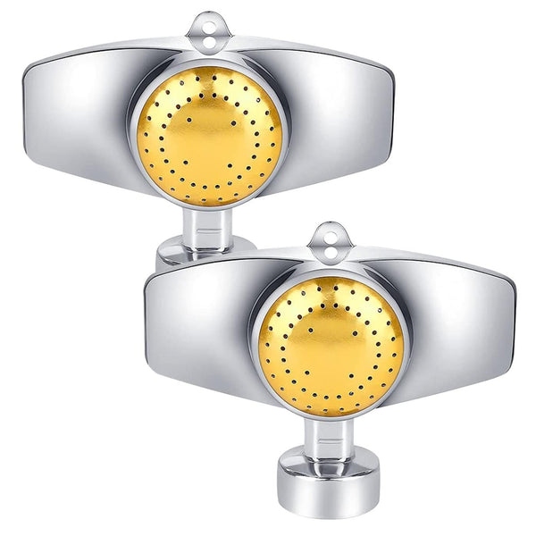2Pcs Circular Spot Sprinkler 360 Degree Small Circle Sprinkler with Gentle Water Flow Covers up to 30FT Diameter Lawn Garden