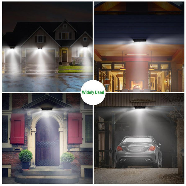Solar Lights 118 LED Solar Wall Light Outdoor Motion Sensor Lamp 270° Wide Angle