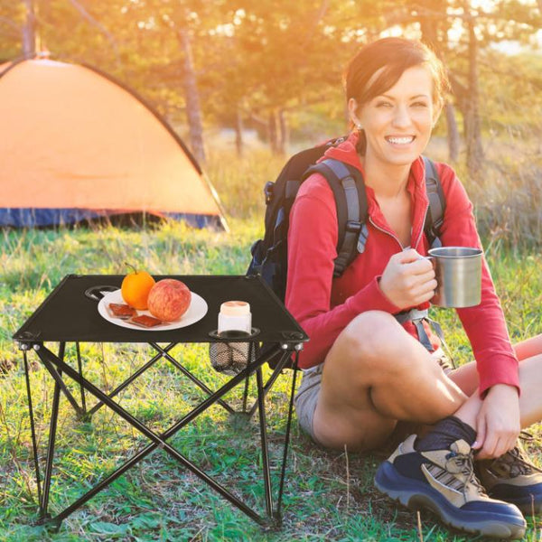 Foldable Square Camping Portable Table Picnic Lightweight Travel Carrying Bag