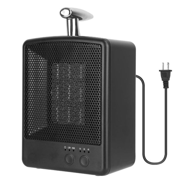 1000W Small Portable Electric Space Heater Personal Tip Over & Overheat Protection Adjustable Temp