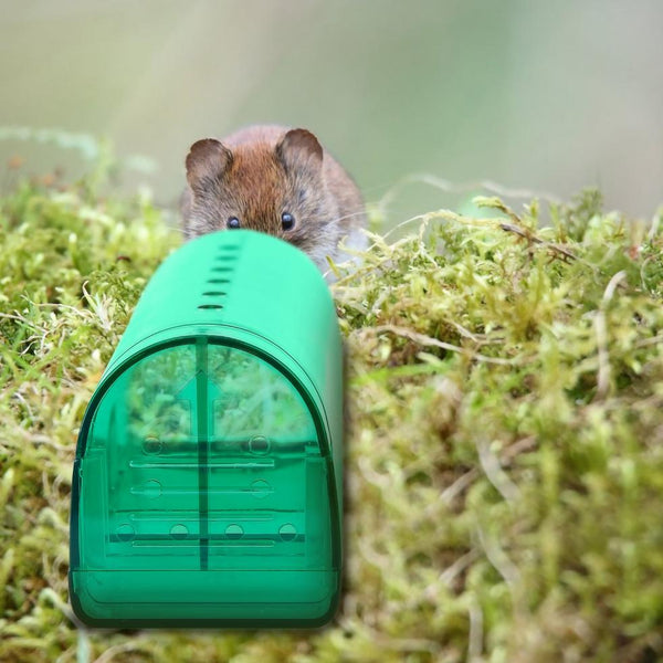 2Pc Reusable Humane Mouse Trap Live Catch Release Cage Animal Pest Rodent Capture