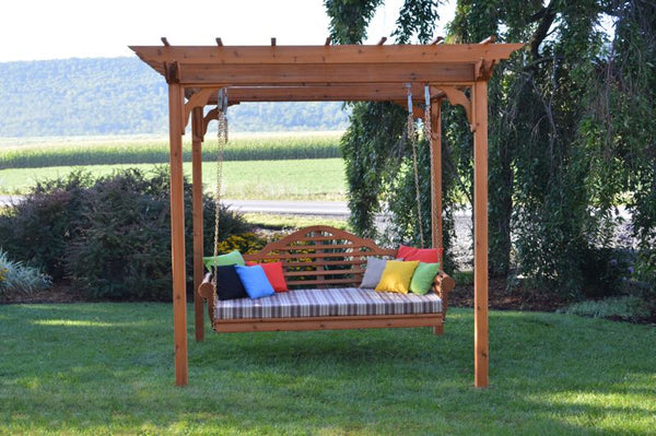 Cedar Wood Pergola w/ Swing Hangers