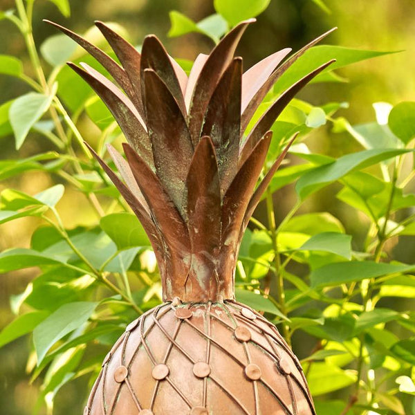 Pineapple Shaped Acorn Shaped Copper Birdhouse Stake