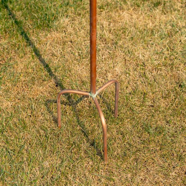 Iron & Porcelain Birdhouse Stakes