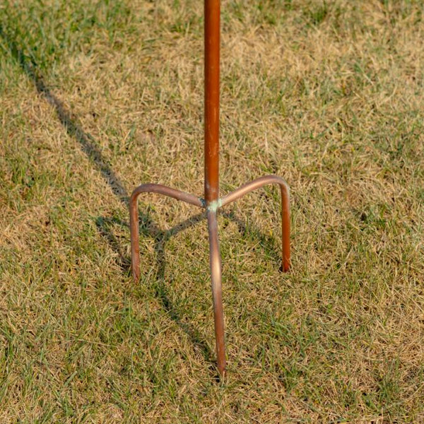 Iron & Porcelain Birdhouse Stakes