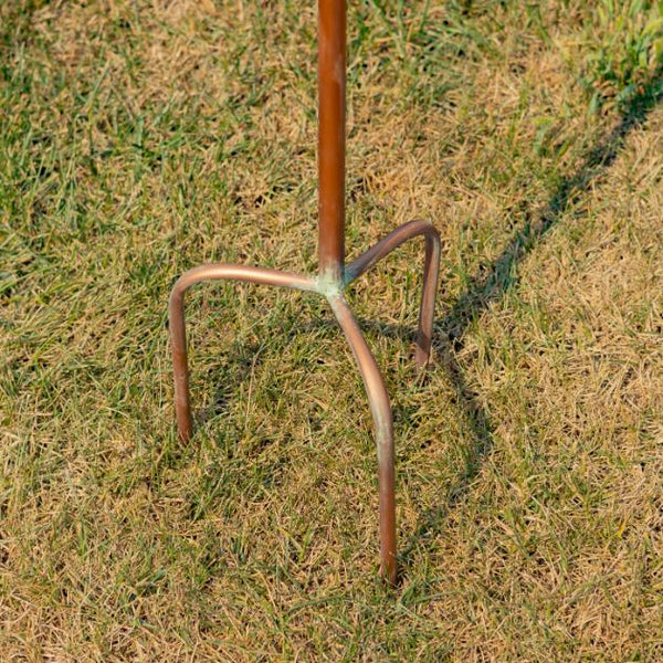 Iron & Porcelain Birdhouse Stakes