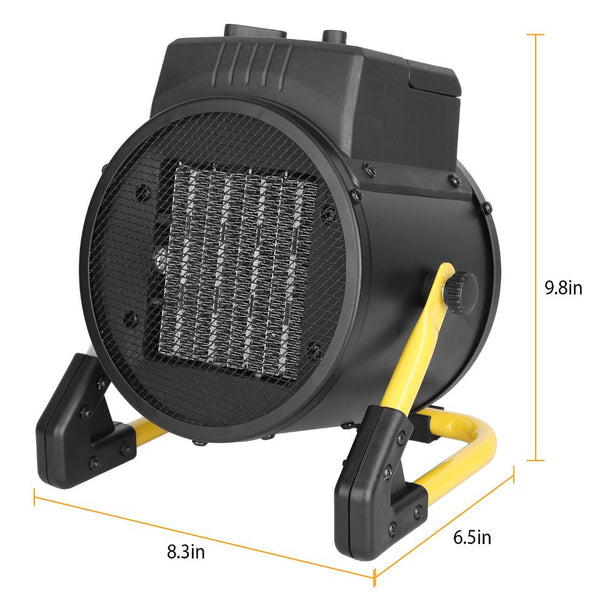 1500W Portable Electric Space Heater Personal Fan w/ Overheat Protection Adjustable Temperature Ceramic Heater