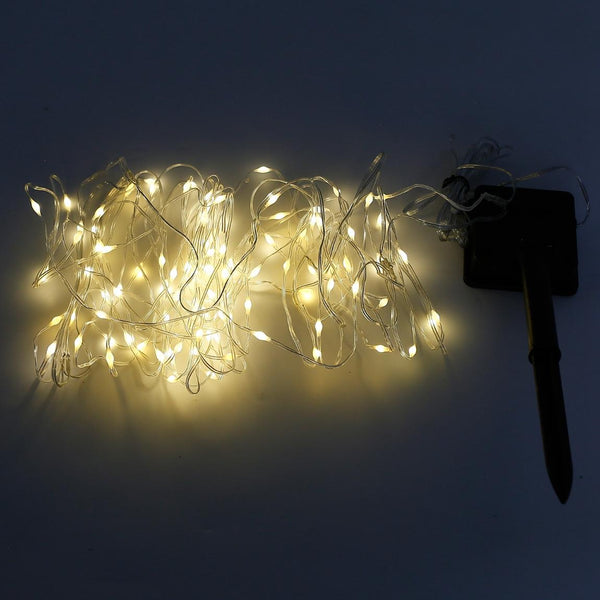 Solar String Lights for Umbrella Outdoor Parasol Waterproof 104 LED Warm White