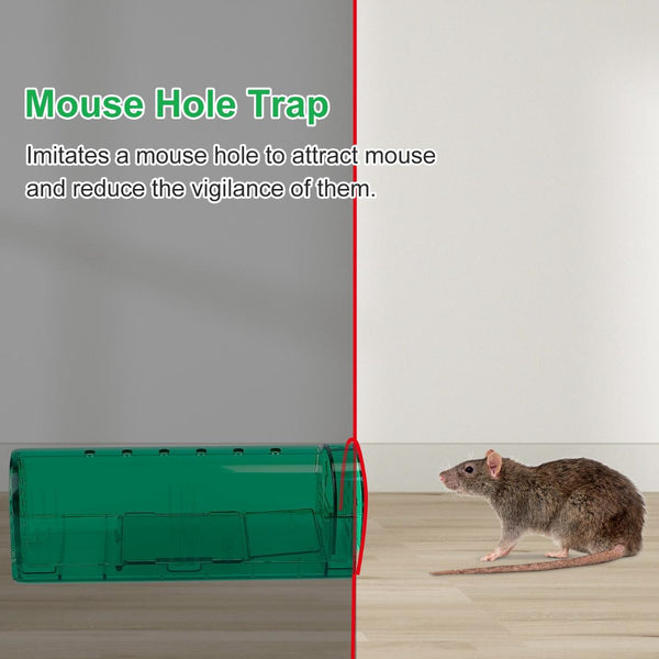2Pc Reusable Humane Mouse Trap Live Catch Release Cage Animal Pest Rodent Capture
