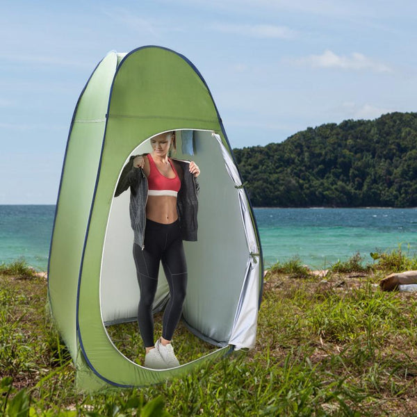 Privacy Tent Pop Up 1 Person Standing Outdoor Portable Changing Clothes Room Shower Tent Beach Camping