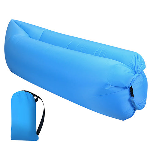 Inflatable Lounger Air Sofa Lazy Bed Sofa Portable Bag Water-Resistant Lake Beach Camping