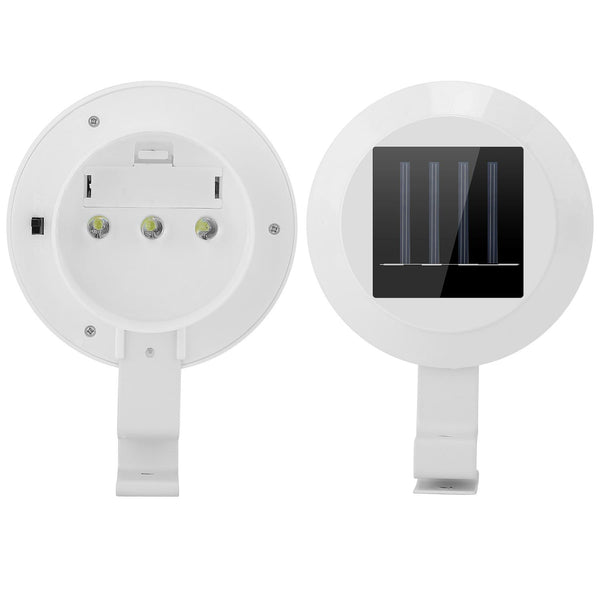 2 Pack Solar Powered Lights Outdoor Dusk to Dawn Sensor Security Lamps Wall Fence Yard