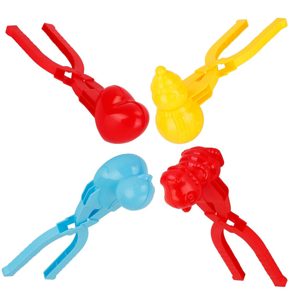 4 Pack Snowball Makers Snow Molds Beach Sand Toys Tools