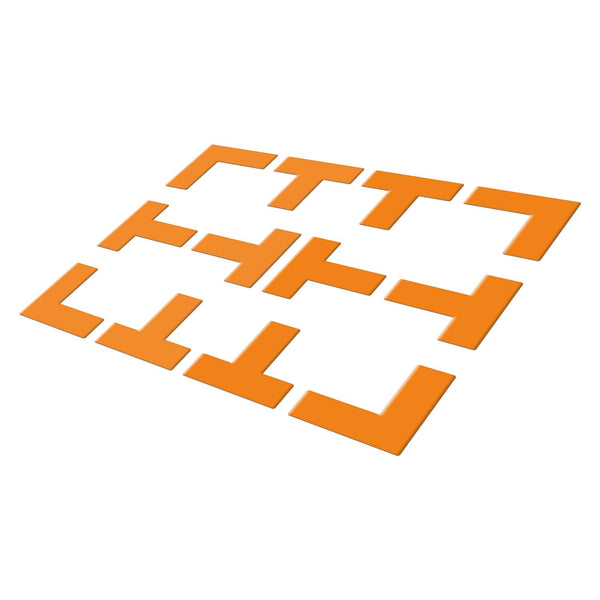 Pickle Ball Court Marking Boundary Kit T-Shaped L-Shaped Markers Lines Reusable