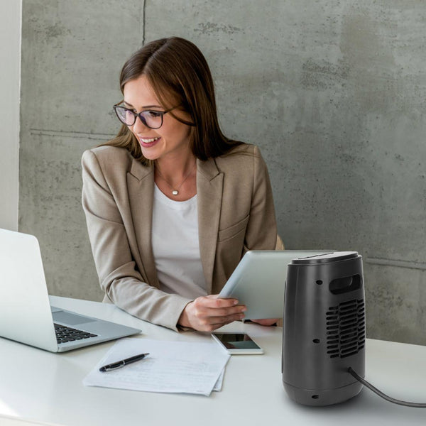 1500W Personal Oscillating Portable Electric Space Heater Personal Fan Ceramic Heater