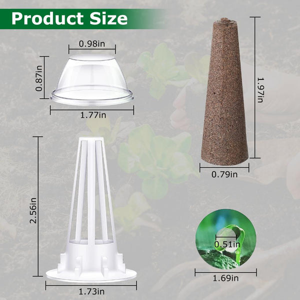 120 Piece Seed Pod Kit Hydroponic Garden Growing Containers Grow Anything Kit
