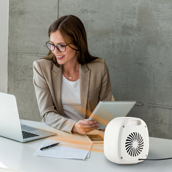 1000W Portable Electric Heater Cooler PTC Ceramic Space Heater Heating Space for 269 sqft