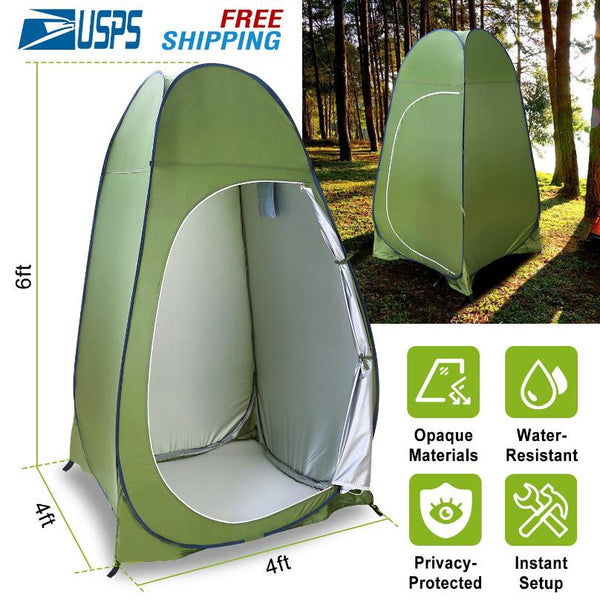 Privacy Tent Pop Up 1 Person Standing Outdoor Portable Changing Clothes Room Shower Tent Beach Camping