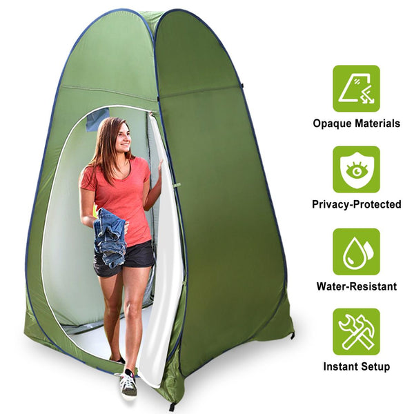 Privacy Tent Pop Up 1 Person Standing Outdoor Portable Changing Clothes Room Shower Tent Beach Camping