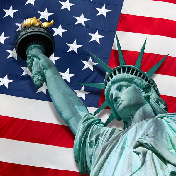 4 Pcs 3 x 5 Ft American US Flags Vivid Color UV Fade Resistant Canvas