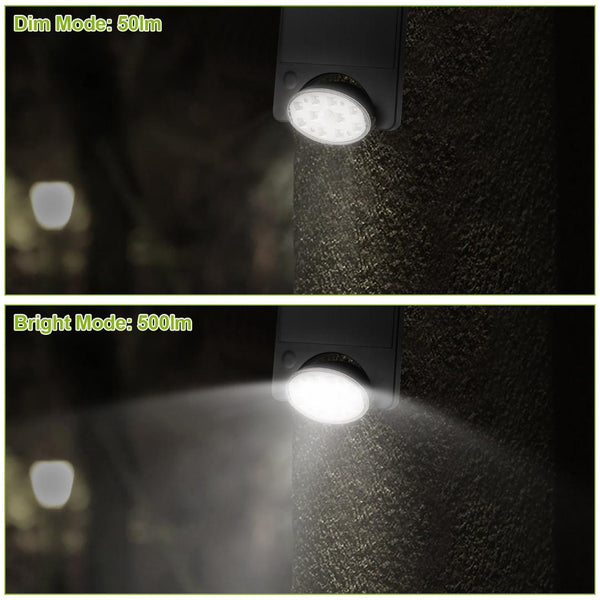 Solar Spotlights Outdoor Landscape Lights 120° Motion Sensor Lamps Garage Garden Door