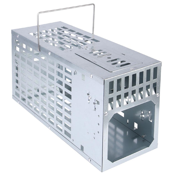 Humane Live Mouse Trap Reusable Metal Rat Small Rodent Cage Catch Release No Kill