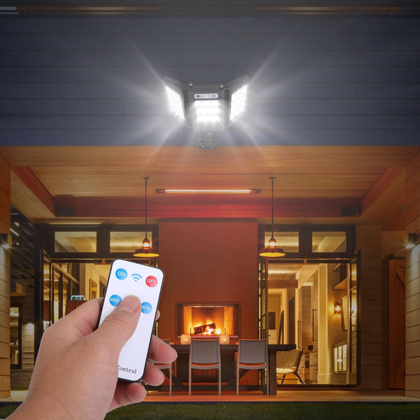 Solar Wall Light Outdoor 264Pcs LED Beads Motion Sensor Wireless Lamps Waterproof Lighting