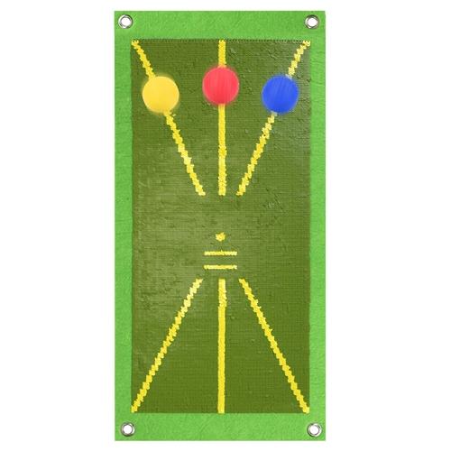 Golf Training Mat for Swing Path Feedback Practice Pad Portable Rolling Golf Training Aid