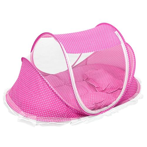 Foldable Baby Travel Bed Portable Infant Mosquito Net Tent Crib Cradle for 0-3 Kids