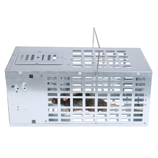 Humane Live Mouse Trap Reusable Metal Rat Small Rodent Cage Catch Release No Kill