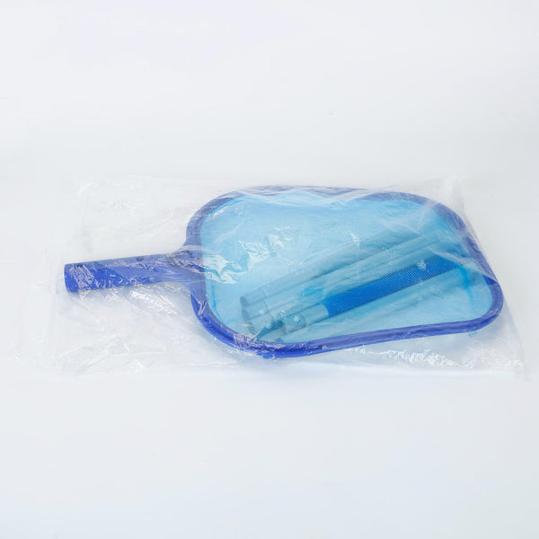 Swinging Pool Skimmer Cleaner Mesh Net Leaf Cleaning Scoop Pool Leaf Rake Debris Skimmer w/ Fine Mesh 4 Telescopic Pole Sections For Swimming Pools Ho