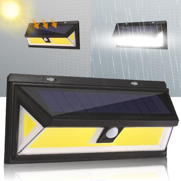 Solar Lights 180 LED Wall Light Outdoor Motion Sensor Lamp 270° Wide Angle