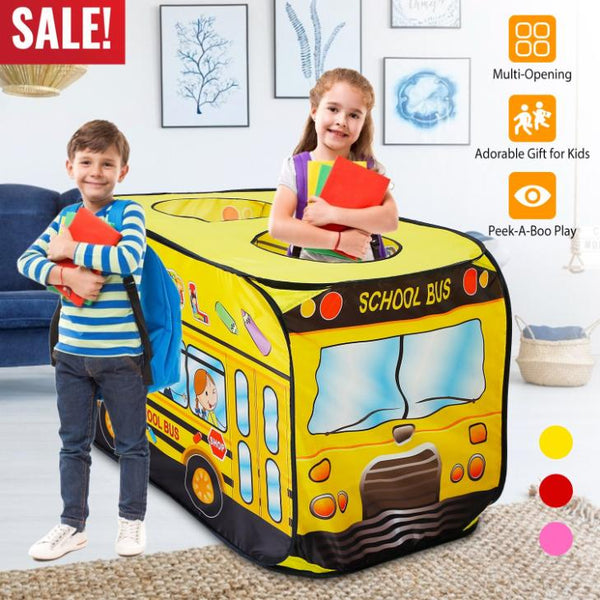 Fire Truck Pop Up Kids Play Tent Children Baby Play House Indoor Outdoor Use
