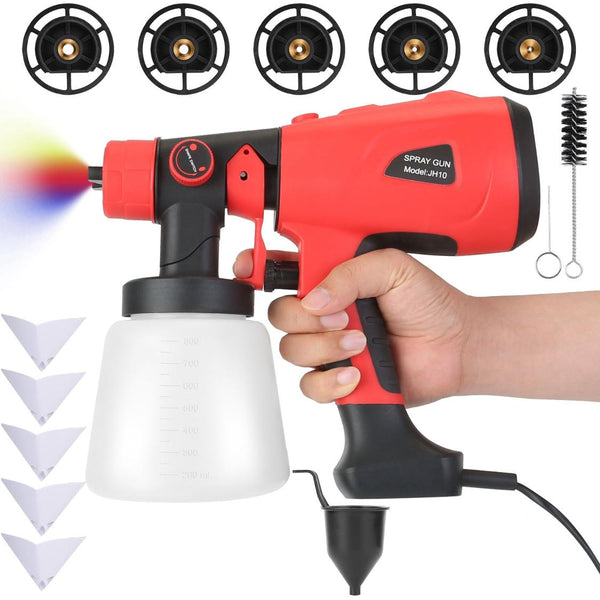 Electric Paint Sprayer HVLP Spray Painting Gun Adjustable Handheld Painter