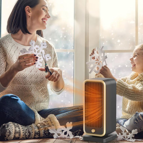 500W Portable Electric Heater Personal Ceramic Heating Space For 322 Sq FT Home Use