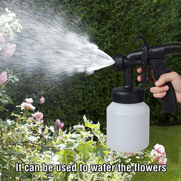 800ML Paint Spray Painter 650W Paint Sprayer Machine 800ML/Min Output HVLP Oil Primer Water Sprayer w/ 3 Spraying Patterns Motor Strap Detachable Cont