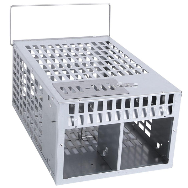 Humane Live Mouse Trap Reusable Metal Rat Rodent Cage Catch Release Pet Child Safe No Kill