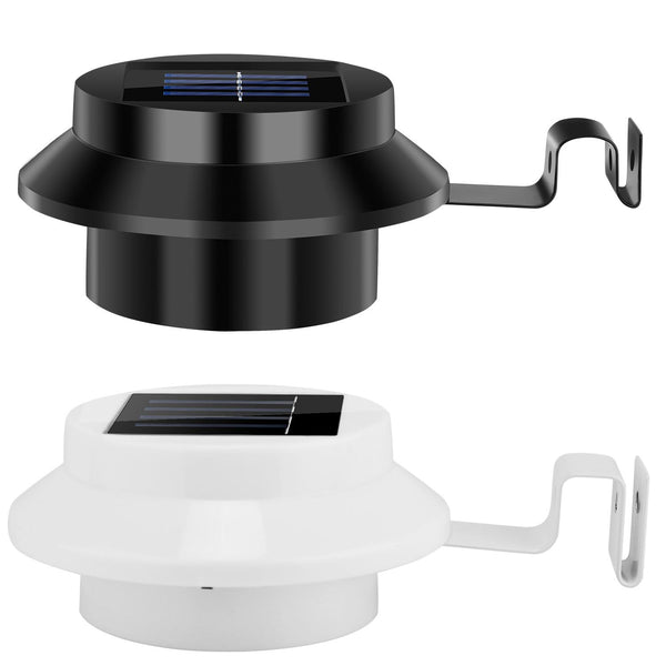 2 Pack Solar Powered Lights Outdoor Dusk to Dawn Sensor Security Lamps Wall Fence Yard