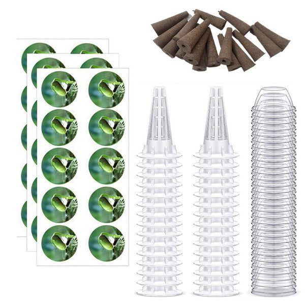 120 Piece Seed Pod Kit Hydroponic Garden Growing Containers Grow Anything Kit