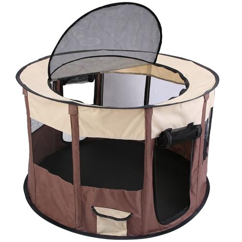 Portable Pet Playpen Travel Foldable Waterproof Outdoor Cage Tent Cover Dog Cat Rabbit