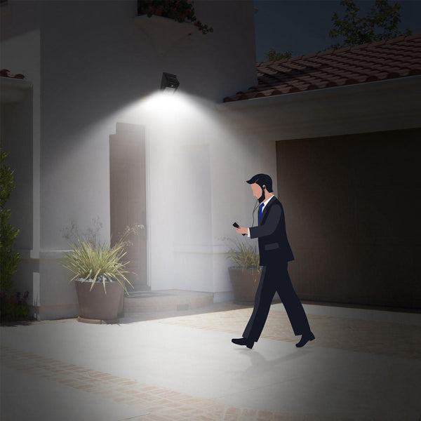 Solar Light 20 LEDs Outdoor Motion Sensor Lights Waterproof Wide Angle Garage Door