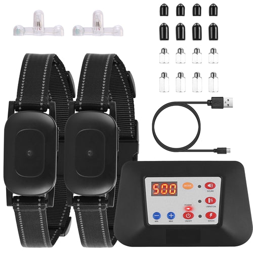 Dog Training Collar Wireless Fence Pet Beep Vibration Electric Shock Fence System 990FT Radius