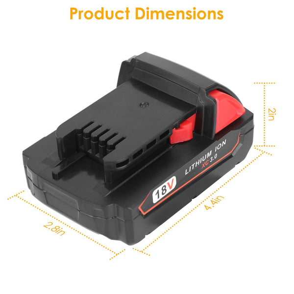 18V Battery Replacement Compatible with Milwaukee M18 Cordless Power Tool Lithium Battery